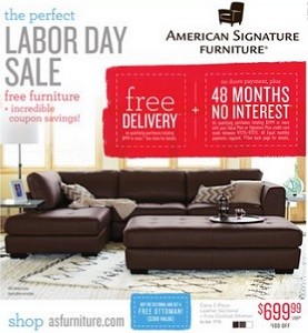 American Signature Furniture Weekly Ad Flyer Specials
