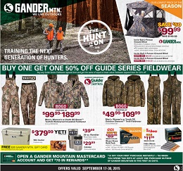 Gander Mountain Ad &amp; Flyer Specials